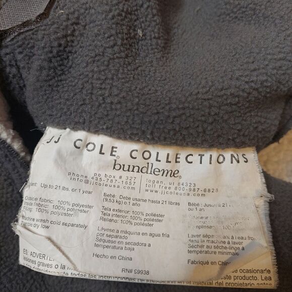 J Cole Collections Gray Bundleme Stroller & Car Seat Cover Infant - Picture 5 of 9
